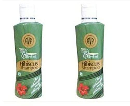 DWAKAN Avp Hair & Herbal Hibiscus Shampoo - 2 Pack | Natural Hair Care for Dry, Damaged Hair | Perfect for Daily Use & Salon Treatments