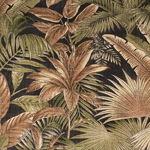 RSH DECOR: 2-Pack Outdoor Tufted Seat Cushions 19x19 Inch - All-Weather Spun Fabric Square Patio Furniture Cushions - Bahamian Breeze Coal - Perfect for Garden, Poolside & Deck Chairs