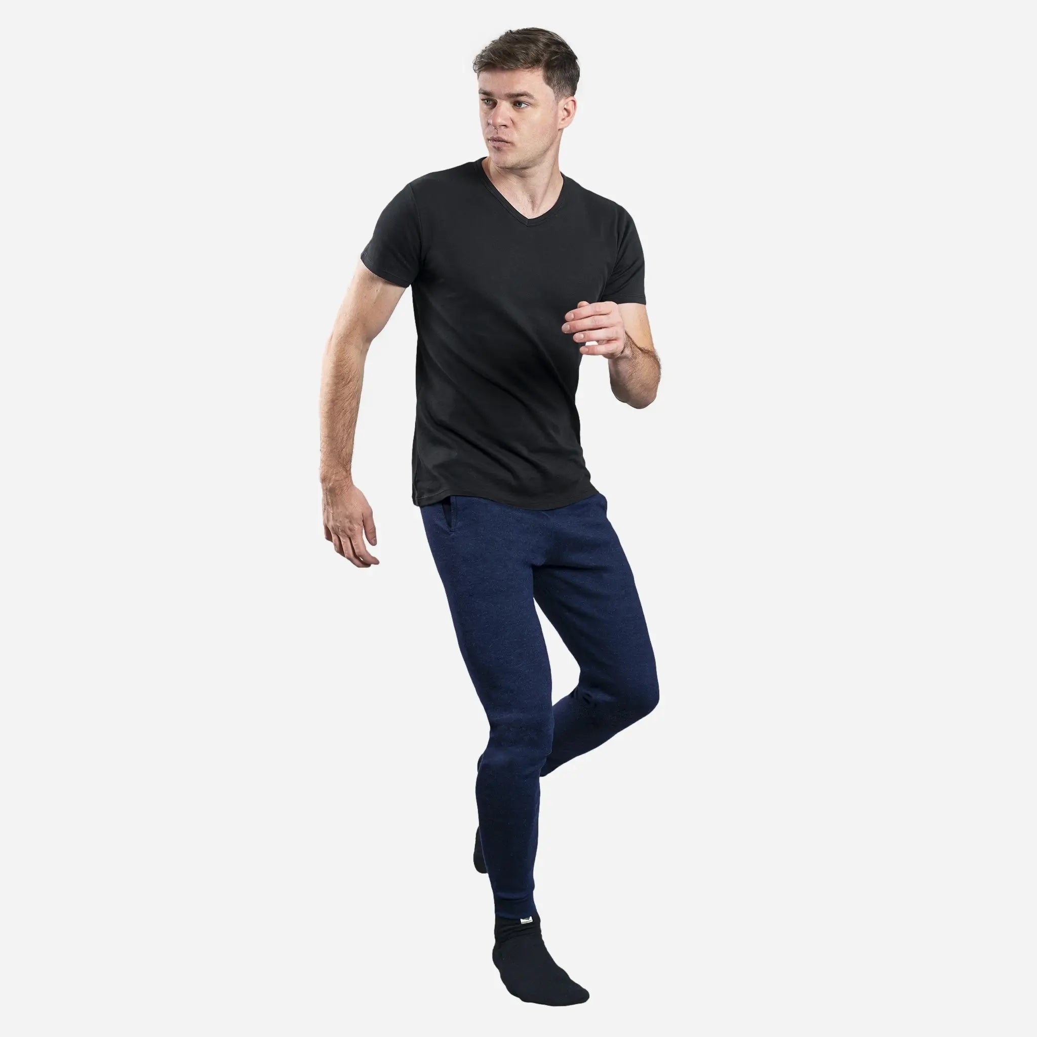 Premium Men's Alpaca Wool Sweatpants - 420 Midweight Fleece Joggers for Winter Comfort & Lounge Wear - Perfect for Home, Travel & Outdoor Activities