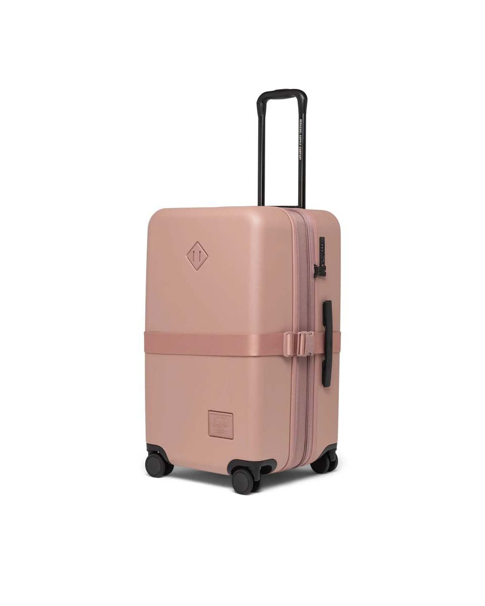 Herschel Heritage Hardshell Medium Expandable Luggage - Ash Rose | Durable Carry-On Suitcase for Travel, Business Trips & Weekend Getaways