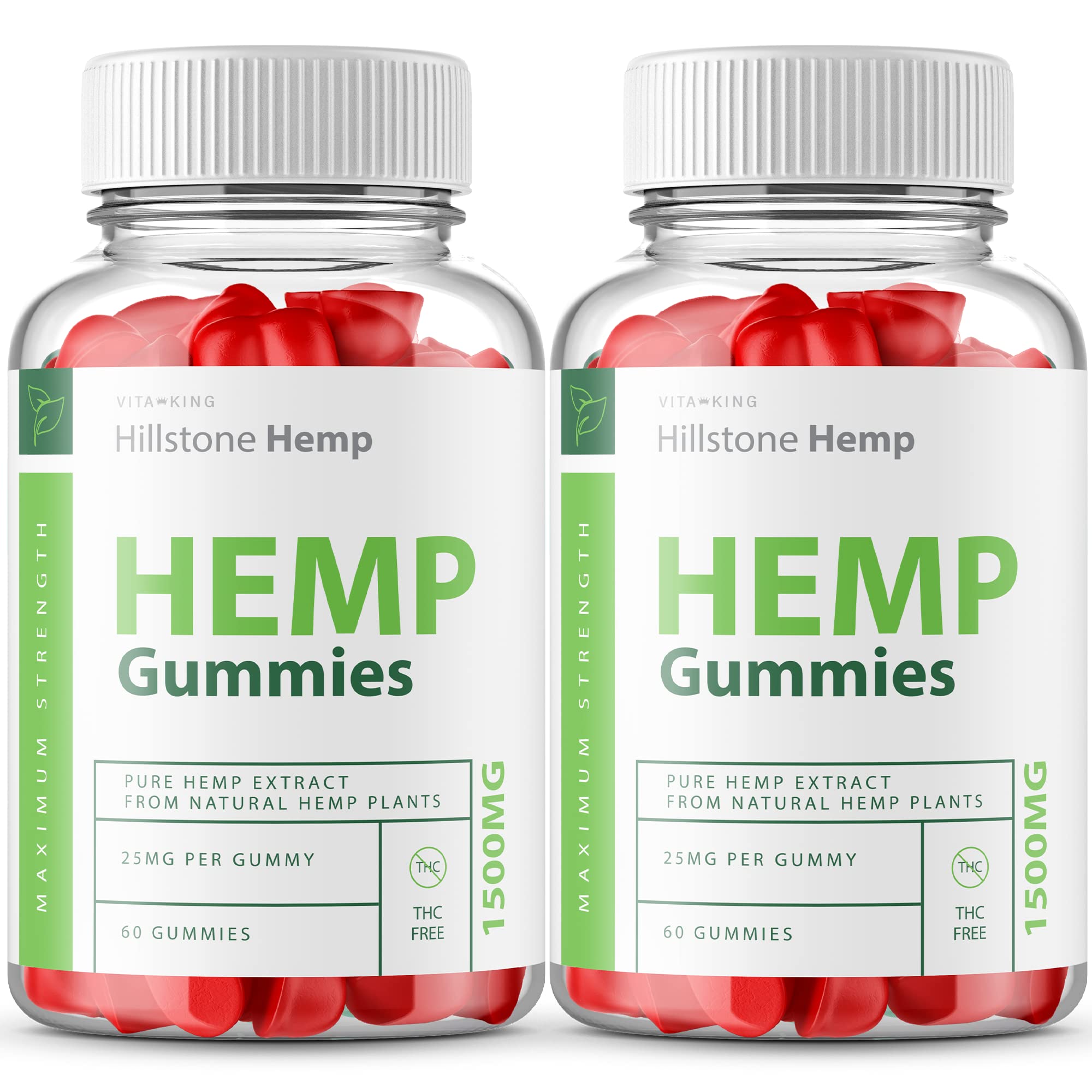 (2 Pack) Hillstone CBD Gummies - 120 Count | Premium Hemp Extract for Relaxation & Stress Relief | Perfect for Daily Wellness & Nighttime Calm