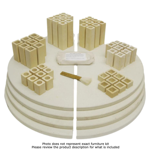 Jen Ken Ceramic Glass Furniture Kit 2822 - Perfect for DIY Home Decor, Craft Projects & Studio Art Creations