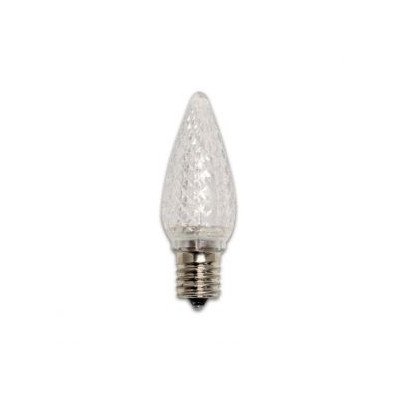 25 Pack Bulbrite C9 LED Bulbs - Clear, Energy Efficient, Dimmable Christmas Lights for Indoor/Outdoor Holiday Decorations