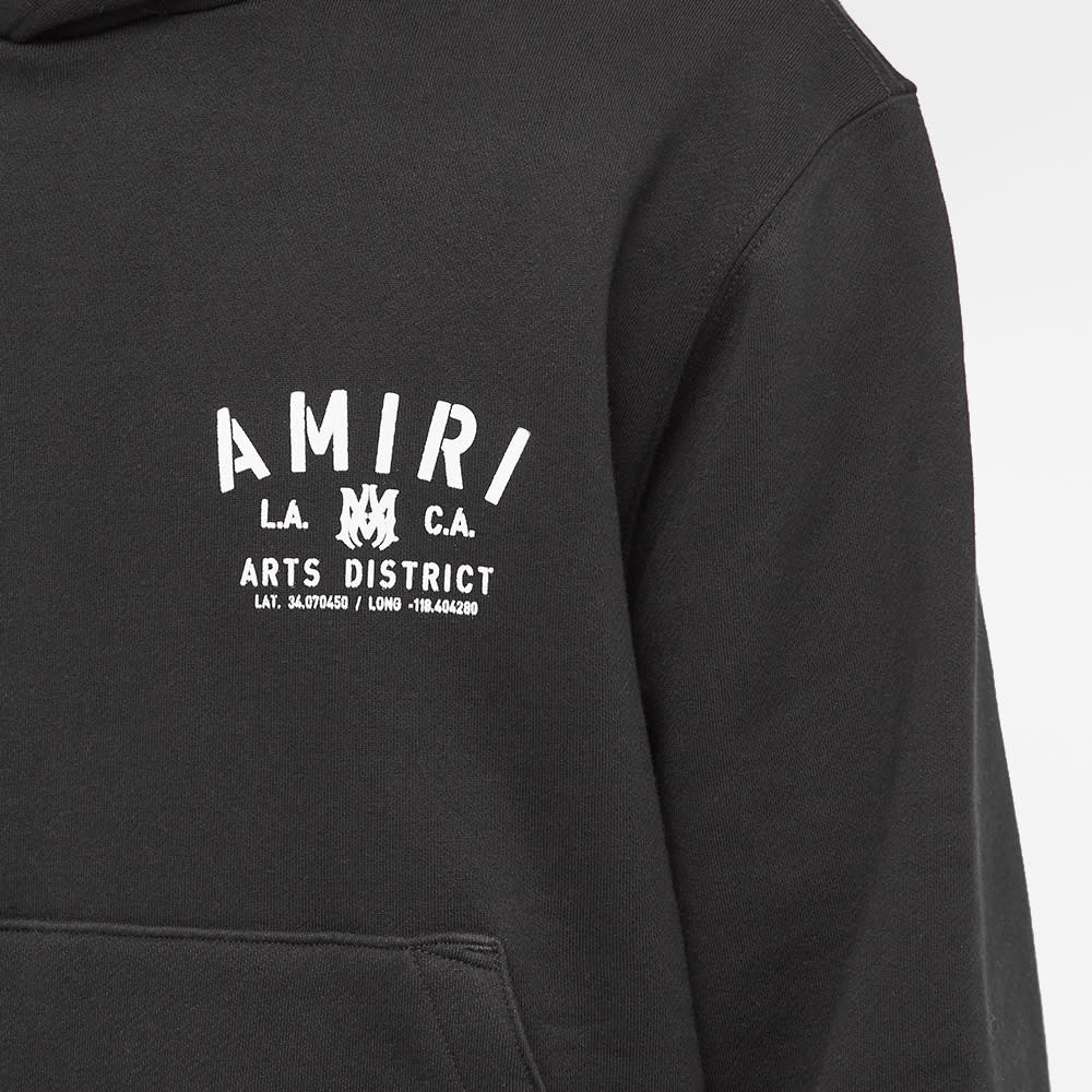 Amiri Black Stencil Hoodie - Men's Graphic Pullover Sweatshirt | Streetwear Fashion for Casual Wear & Urban Style