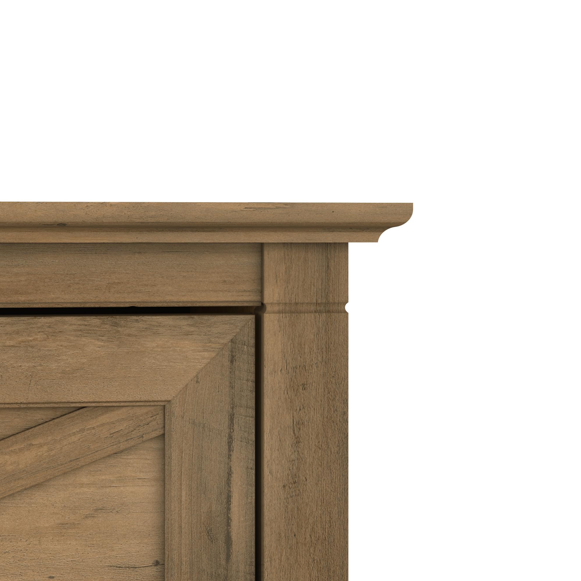 Bush Furniture Key West Lateral File Cabinet - Modern Farmhouse 2-Drawer Storage for Home Office, Study or Workspace - Organize Documents & Supplies in Style