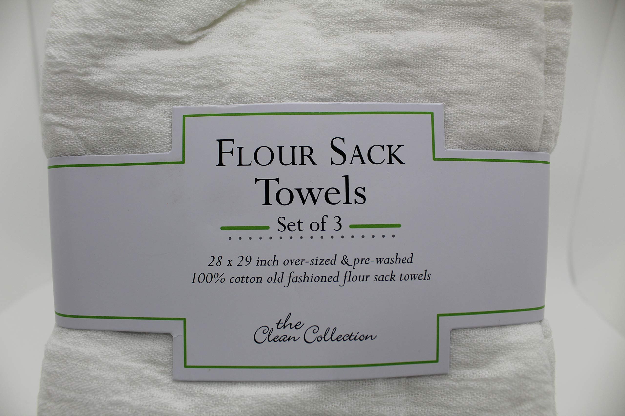Premium Flour Sack Towels - 100% Cotton, Ultra Absorbent & Lint-Free - Perfect for Kitchen, Baking, Cleaning & DIY Crafts
