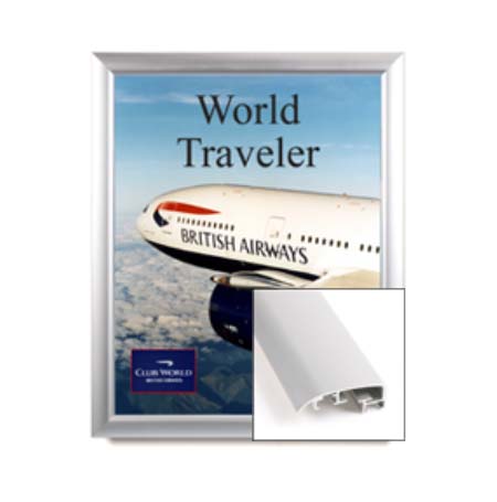 24x30 Metal Poster Frame - Super Wide Face Swing Frame for Wall Art, Photos & Posters - Perfect for Home, Office & Gallery Displays