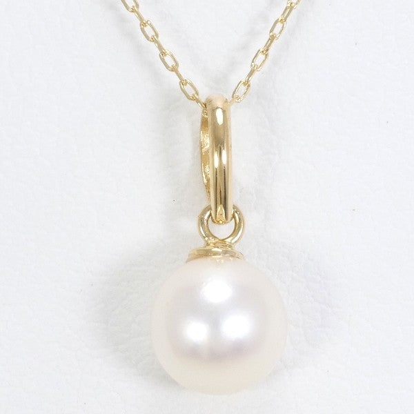 18K Yellow Gold Pearl Necklace for Women - Elegant Luxury Jewelry Gift for Birthday, Anniversary & Special Occasions