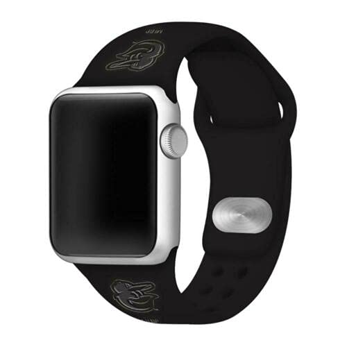 Baltimore Orioles Apple Watch Band 38mm/40mm - Black for Sports Fans