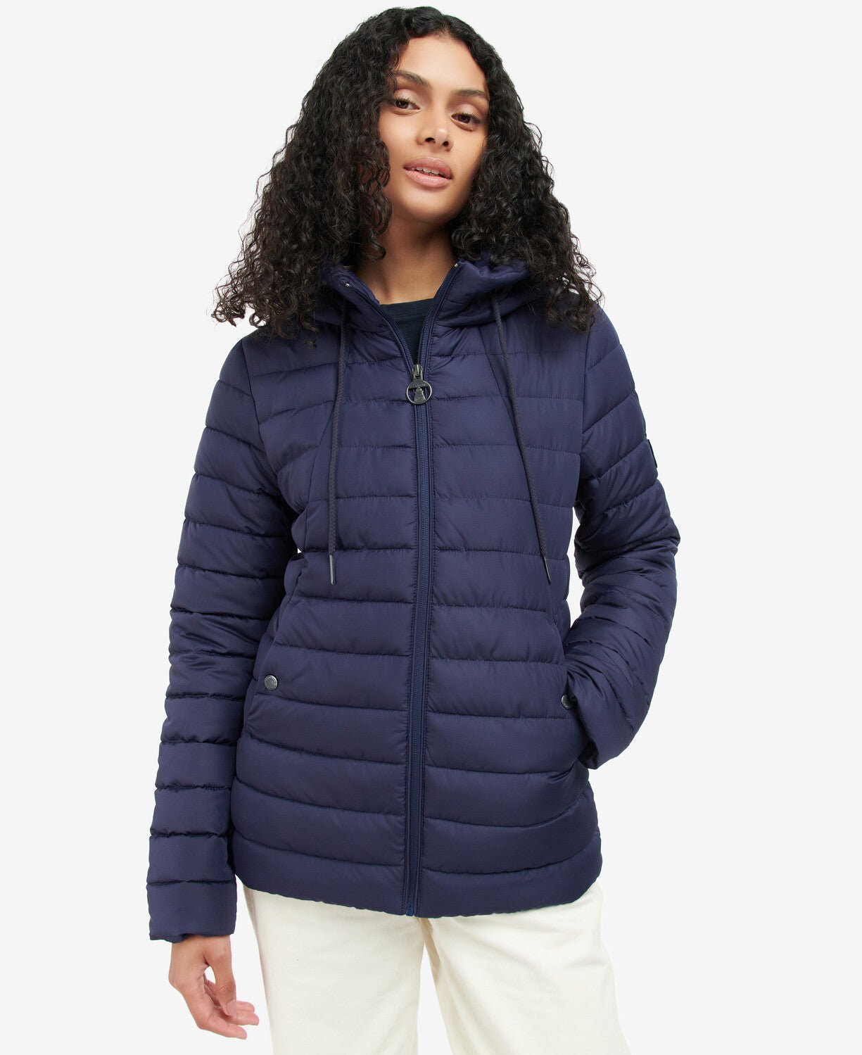 BARBOUR Coraline Quilted Jacket for Women - Waterproof & Lightweight Winter Coat (Ink Blue) | Outdoor Hiking, Casual Wear & City Commute