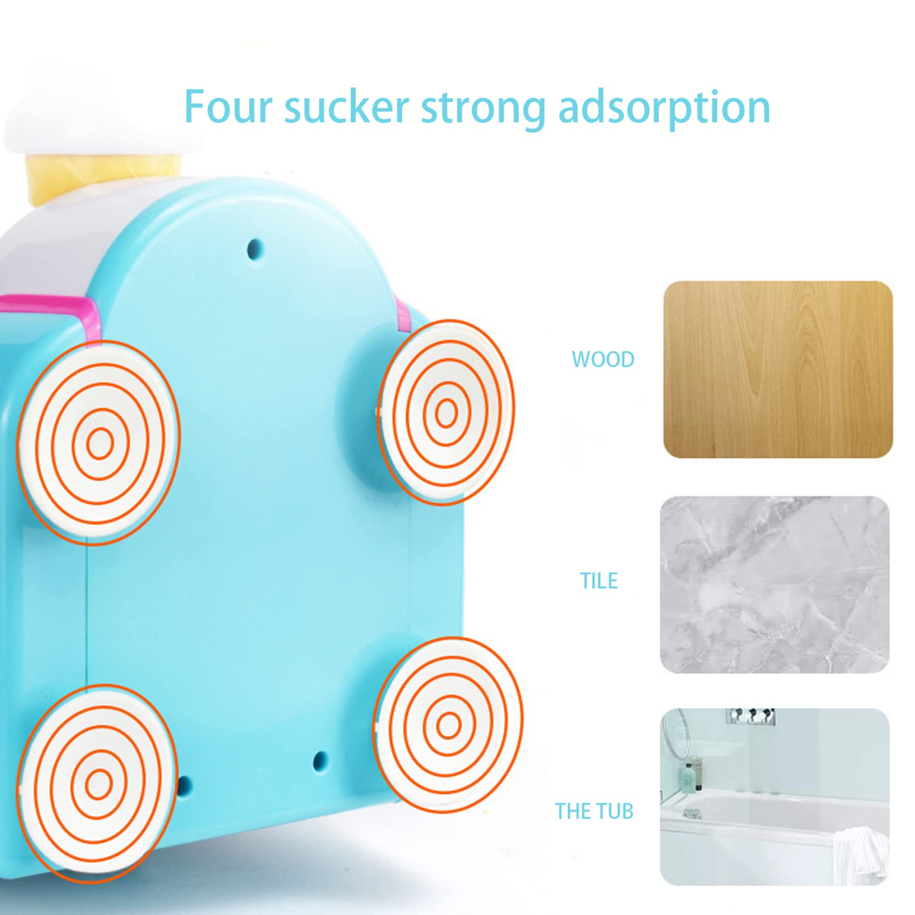 Bubble Ice Cream Bath Toy Set with 4 Cones - Fun Bath Bubble Machine for Kids - Cake-Themed Bathtime Play - Perfect for Sensory Play & Toddler Bath Time Fun