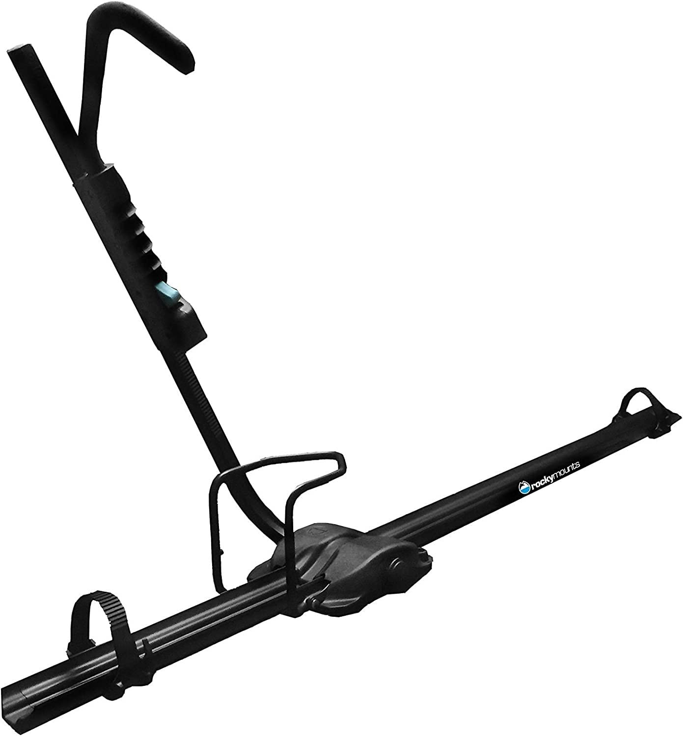 RockyMounts Tomahawk Upright Roof Bike Rack - Heavy Duty Bicycle Carrier for Cars, SUVs & Trucks - Perfect for Road Trips, Mountain Biking & Outdoor Adventures