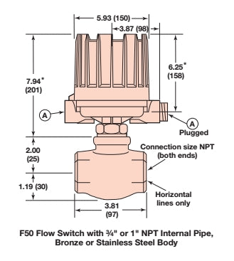 Haws Magnetrol Flow Switch 0080027618 - High Precision Liquid Flow Control for Industrial & HVAC Systems