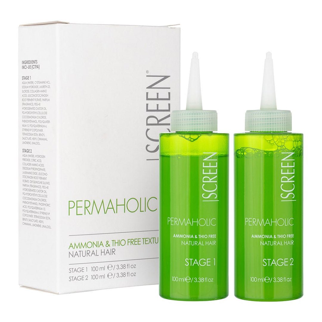 Natural Hair Perm Kit for Long-Lasting Curls - DIY Home Hair Styling for Women & Men - Perfect for Salon-Quality Waves at Home