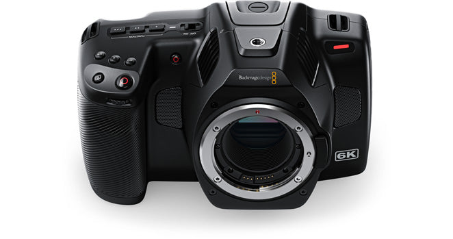 Blackmagic Pocket Cinema Camera 6K Pro - Professional 6K Digital Video Camera with EF Mount, 5