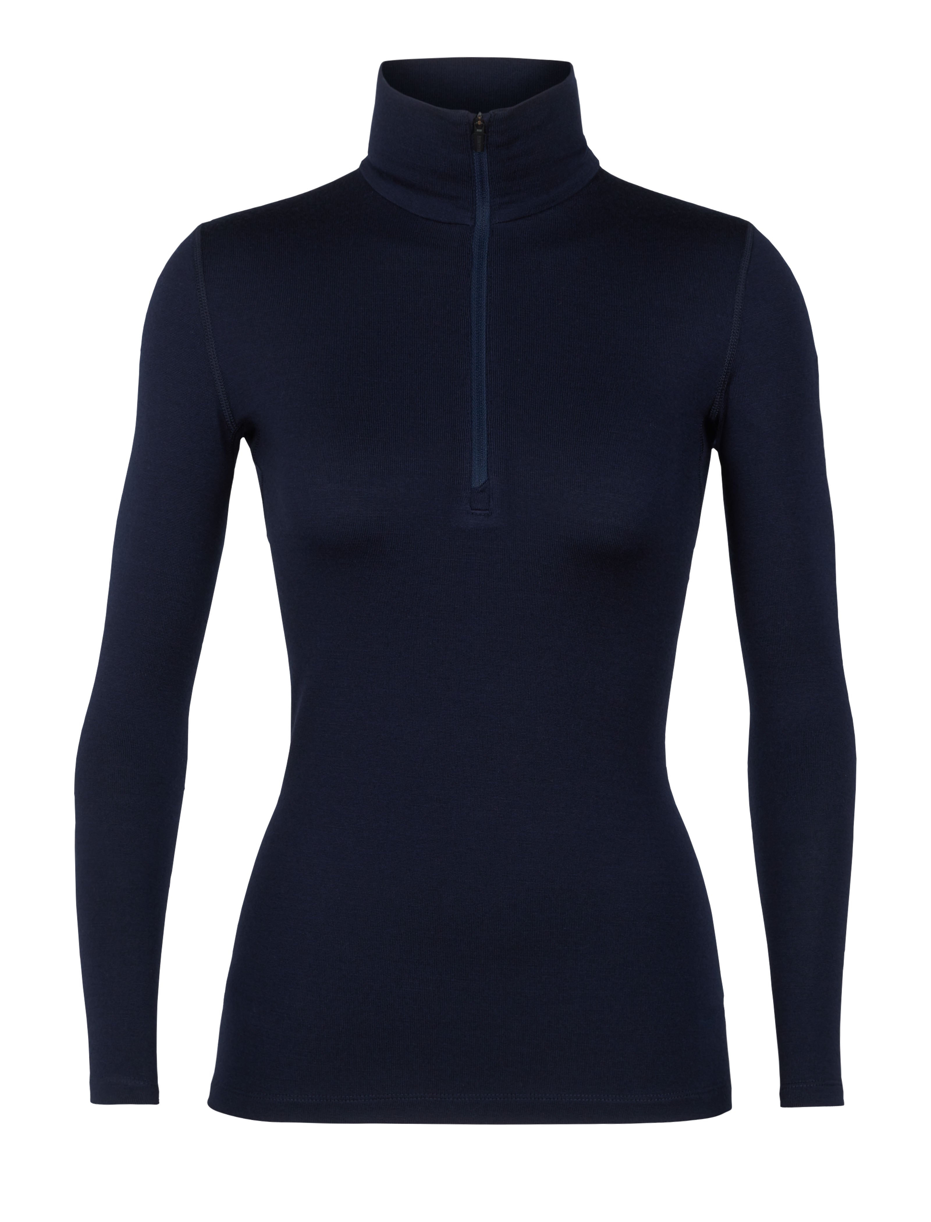 Icebreaker 260 Tech LS Half Zip Women's Merino Wool Base Layer - Warm & Breathable Long Sleeve Shirt for Hiking, Skiing & Outdoor Activities