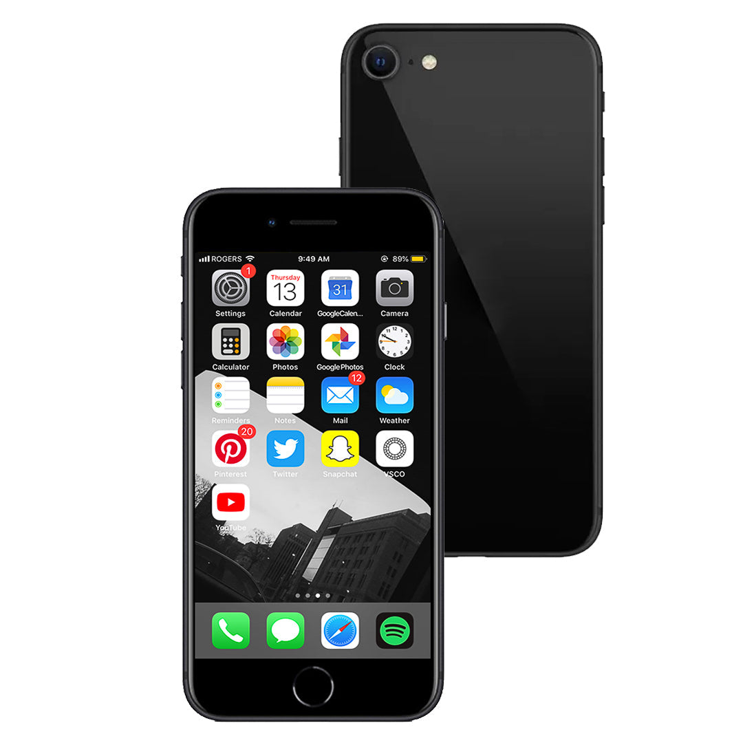 Apple iPhone SE (2nd Gen) 128GB Unlocked Smartphone - Perfect for Everyday Use, Travel & Business