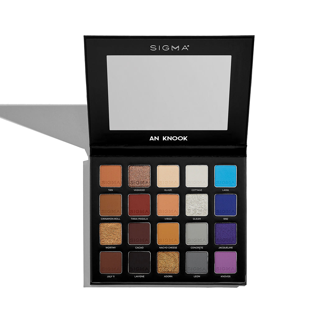 An Knook Pro Eyeshadow Palette - 12 Highly Pigmented Matte & Shimmer Shades for Professional Makeup | Perfect for Day to Night Looks, Bridal & Party Makeup