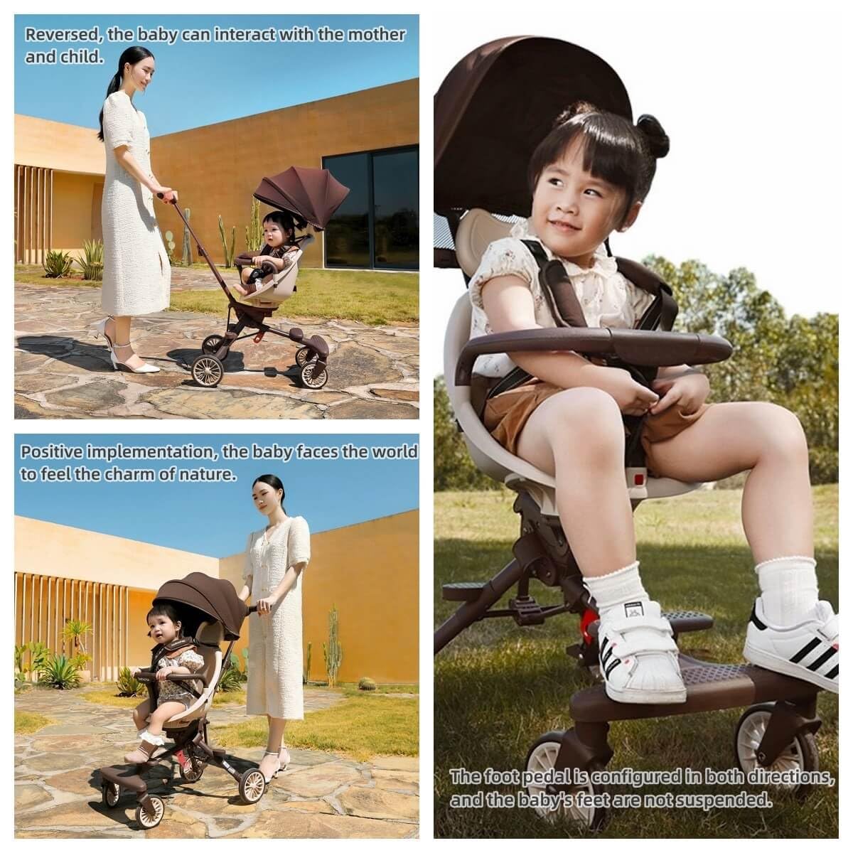 Lightweight Umbrella Stroller for Toddlers 1-3 Years Old - Compact Jogging Stroller with 360° Swivel Wheels | Easy Fold Travel Stroller for Big Kids | Perfect for Park Walks, Shopping & Airplane Travel