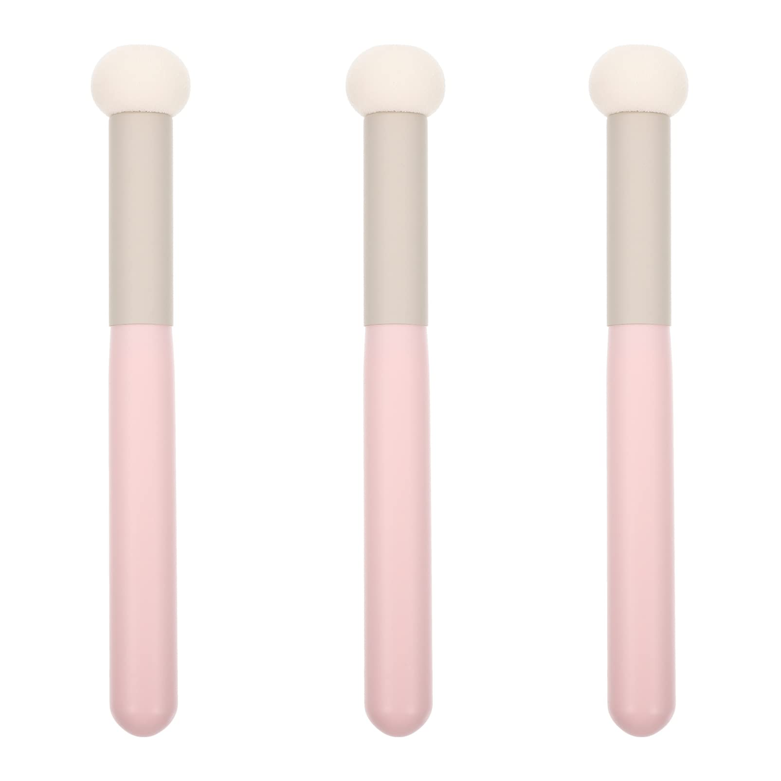 SHERCHPRY 3Pcs Makeup Brush Set - Cosmetic Brushes, Eyeshadow Sponge Applicator, Mini Mushroom Foundation Sponge & Concealer Tools | Latex-Free Makeup Sponges for Flawless Blending | Perfect for Professional Makeup Artists & Beginners at Home