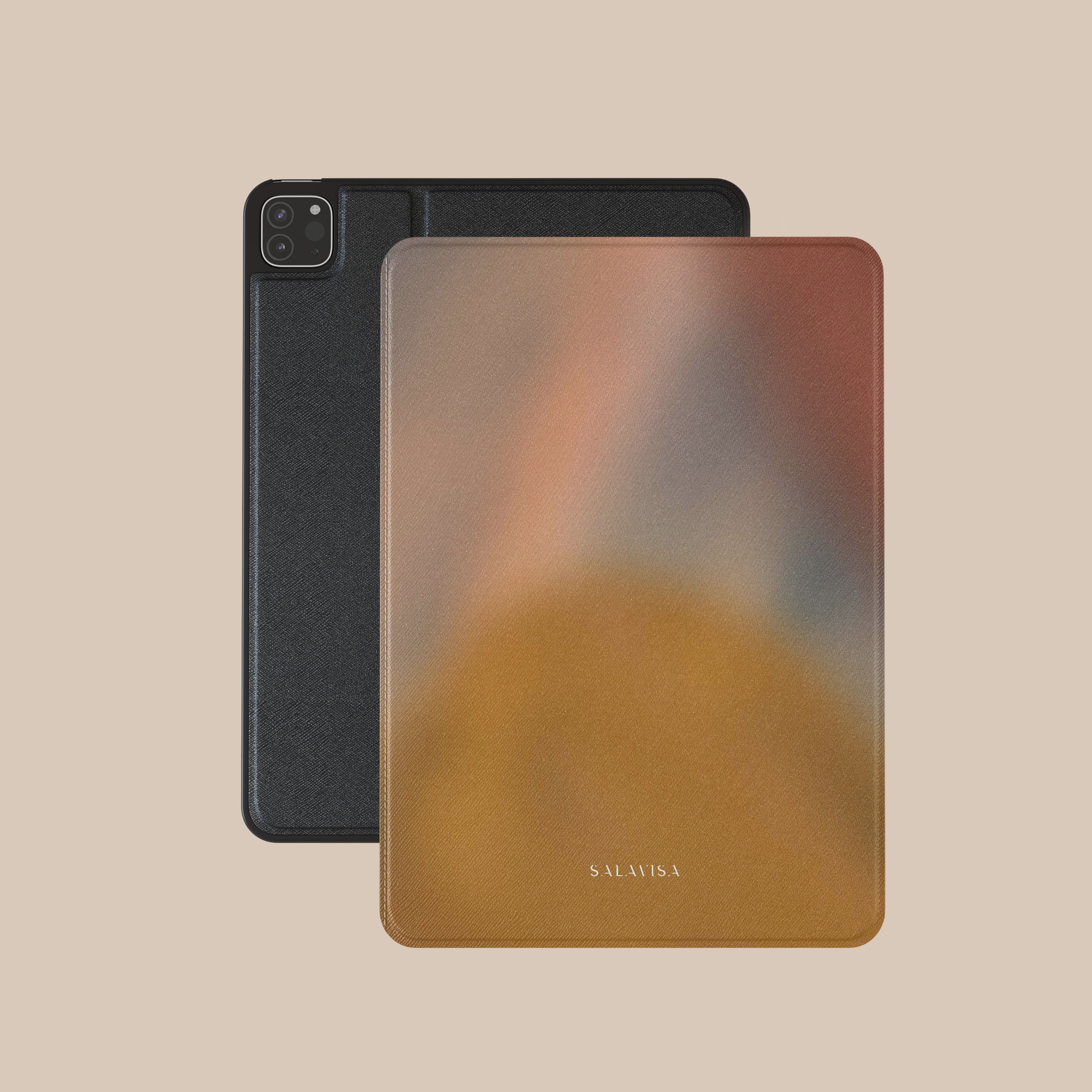 Amber Haze iPad Case - Shockproof Protective Cover for iPad 10.2/9.7 Inch - Slim Lightweight Shell with Auto Sleep/Wake - Perfect for Work, Travel & School Use