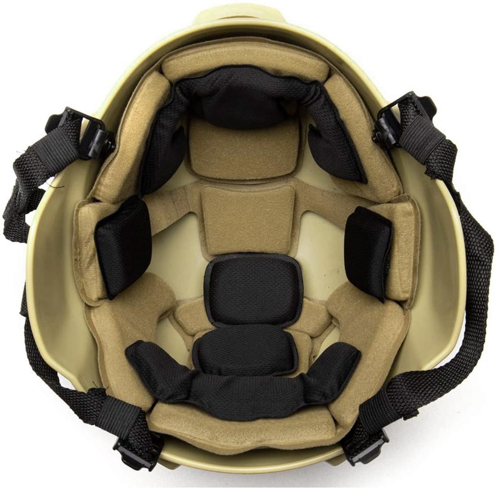 Tactical Airsoft Helmet Pads - Memory Foam Protective Padding Kit | Universal Replacement Cushions for Fast MT, MICH, IBH, AF, ACH Helmets | Motorcycle & Outdoor Airsoft Gear for Enhanced Comfort & Safety