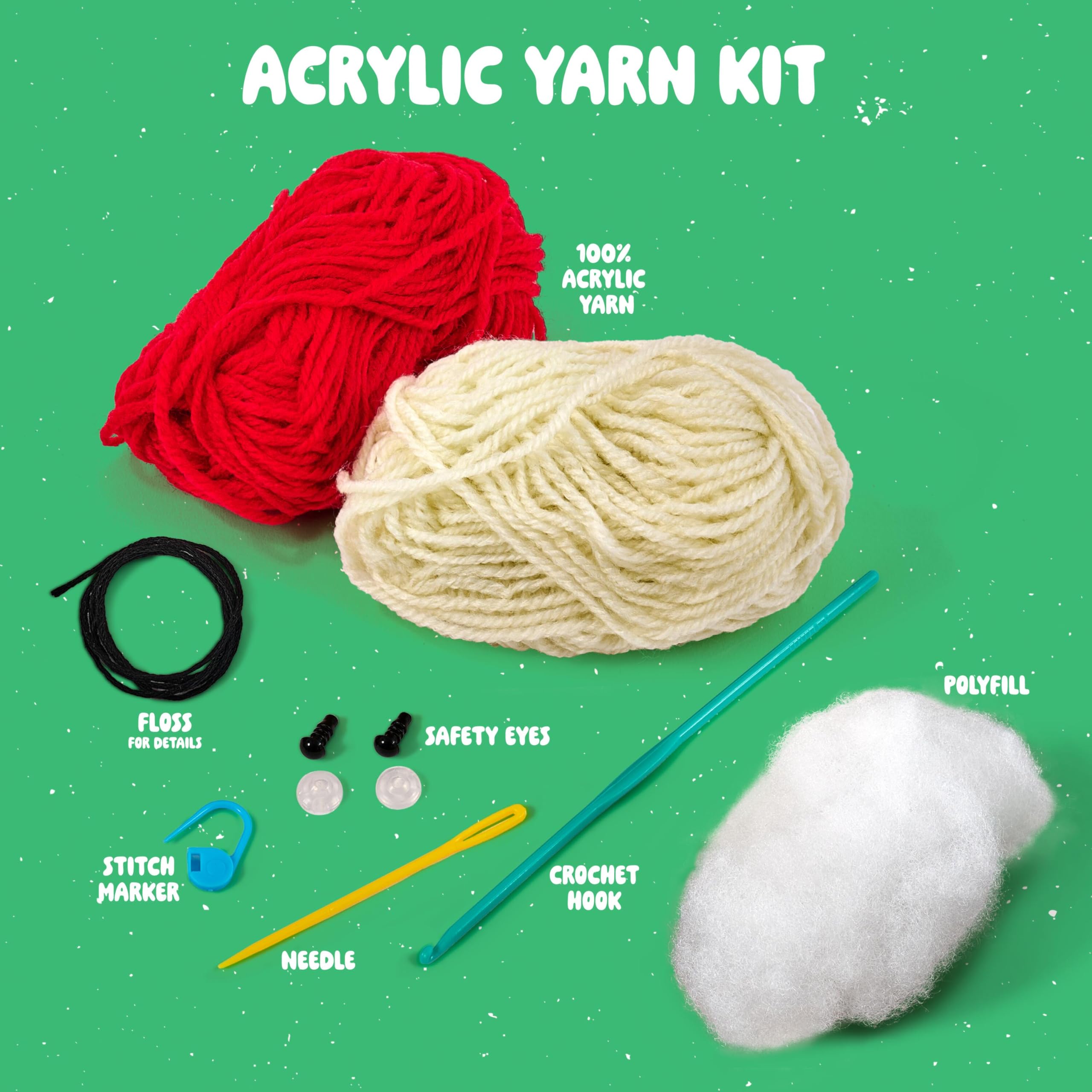 Bucilla Complete Crochet Kit - Juno The Mushroom 5