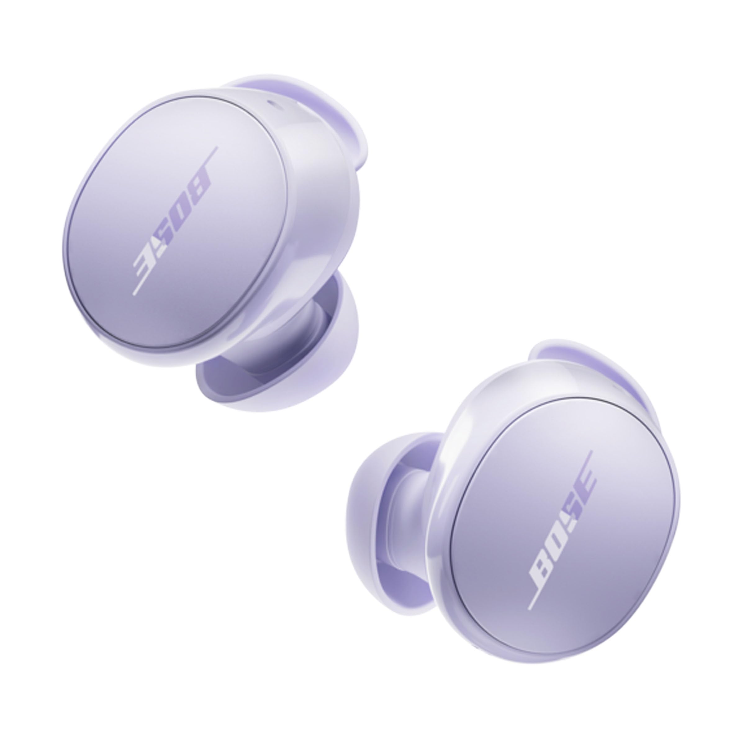Bose QuietComfort Bluetooth Earbuds - Wireless Noise Cancelling Earbuds with Built-in Mic, Deep Bass Sound, IPX4 Waterproof, 8.5H Playtime (Chilled Lilac) for Workout, Travel & Office Use