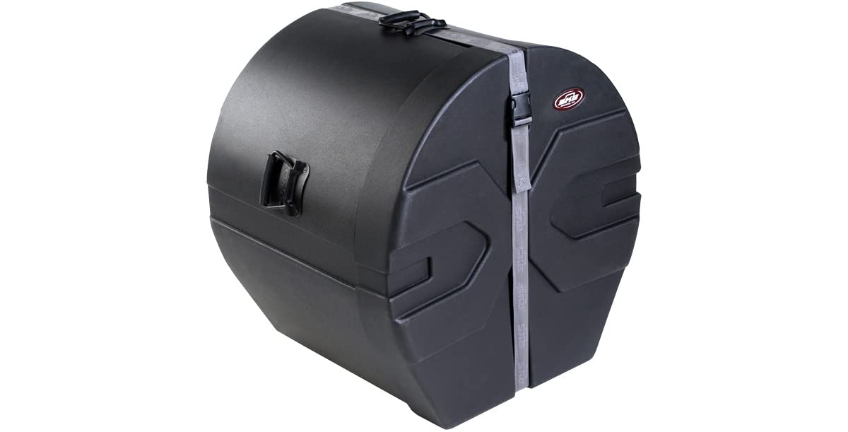 SKB 16x22 Padded Bass Guitar Case - Heavy Duty Protection for Electric & Acoustic Bass Guitars - Perfect for Gigging, Travel & Storage
