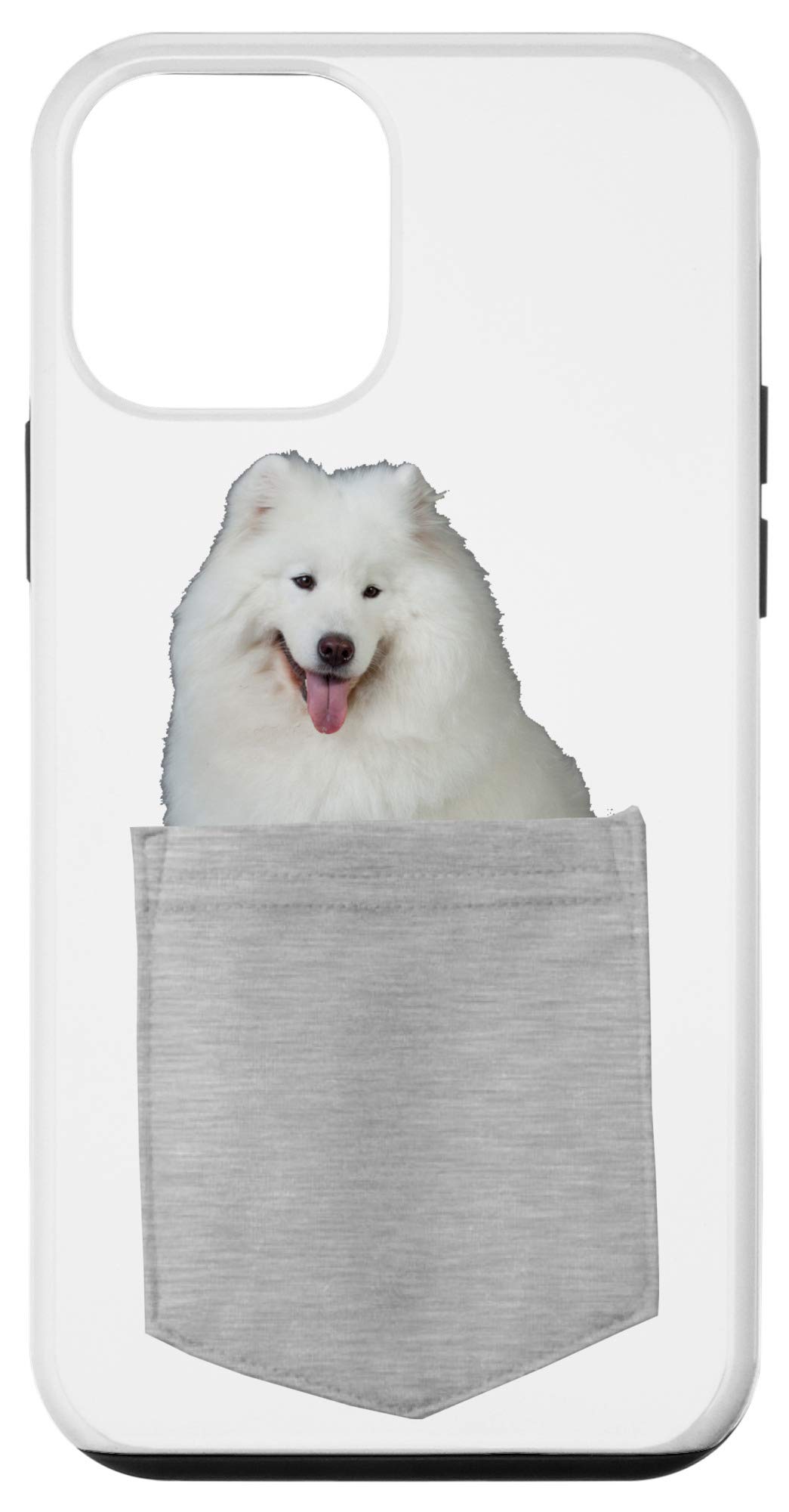 iPhone 12 Mini Cute Samoyed Dog Design Protective Phone Case - Perfect for Pet Lovers, Outdoor Adventures & Daily Use