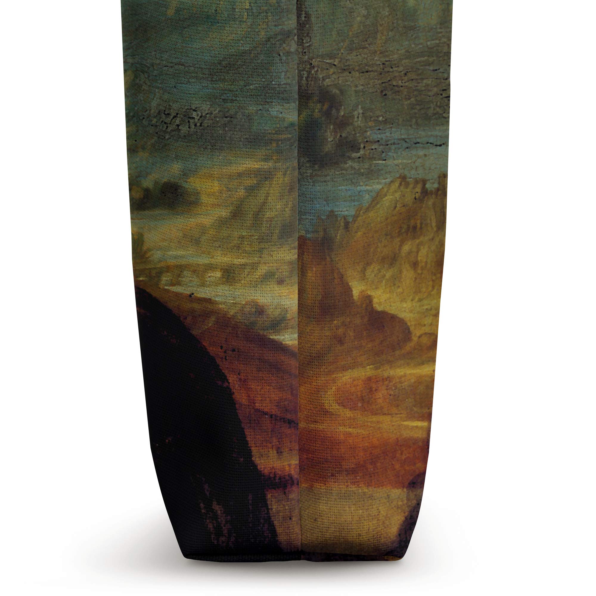 Stylish Mona Lisa Tote Bag - Durable Canvas Shoulder Bag with Artistic Print - Perfect for Shopping, Beach, Work & Daily Use