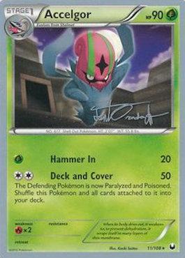 Accelgor (11/108) Pokemon Trading Card - World Championships 2014 Edition by Trevgor & Trent Orndorff | Rare Collectible Card for TCG Players & Pokemon Fans