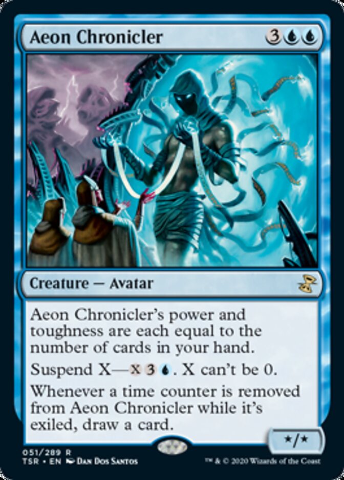 Aeon Chronicler - Time Spiral Remastered MTG Card | Rare Blue Creature | Magic: The Gathering TCG | Perfect for Commander & Vintage Decks