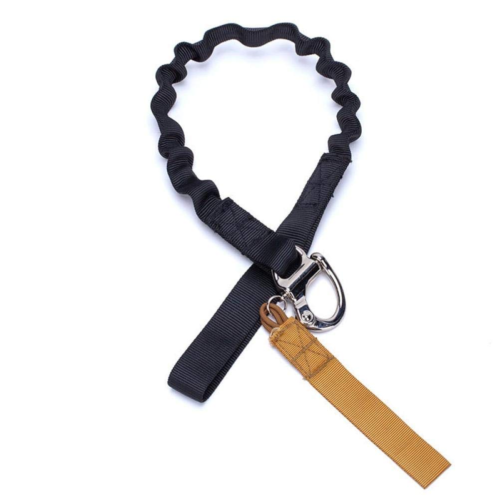 Yisatann Dog Training Leash - Heavy Duty Reflective Pet Leash for Small Medium Large Dogs - Adjustable Outdoor Walking Running Hiking - Perfect for Obedience Training & Daily Use (Black)