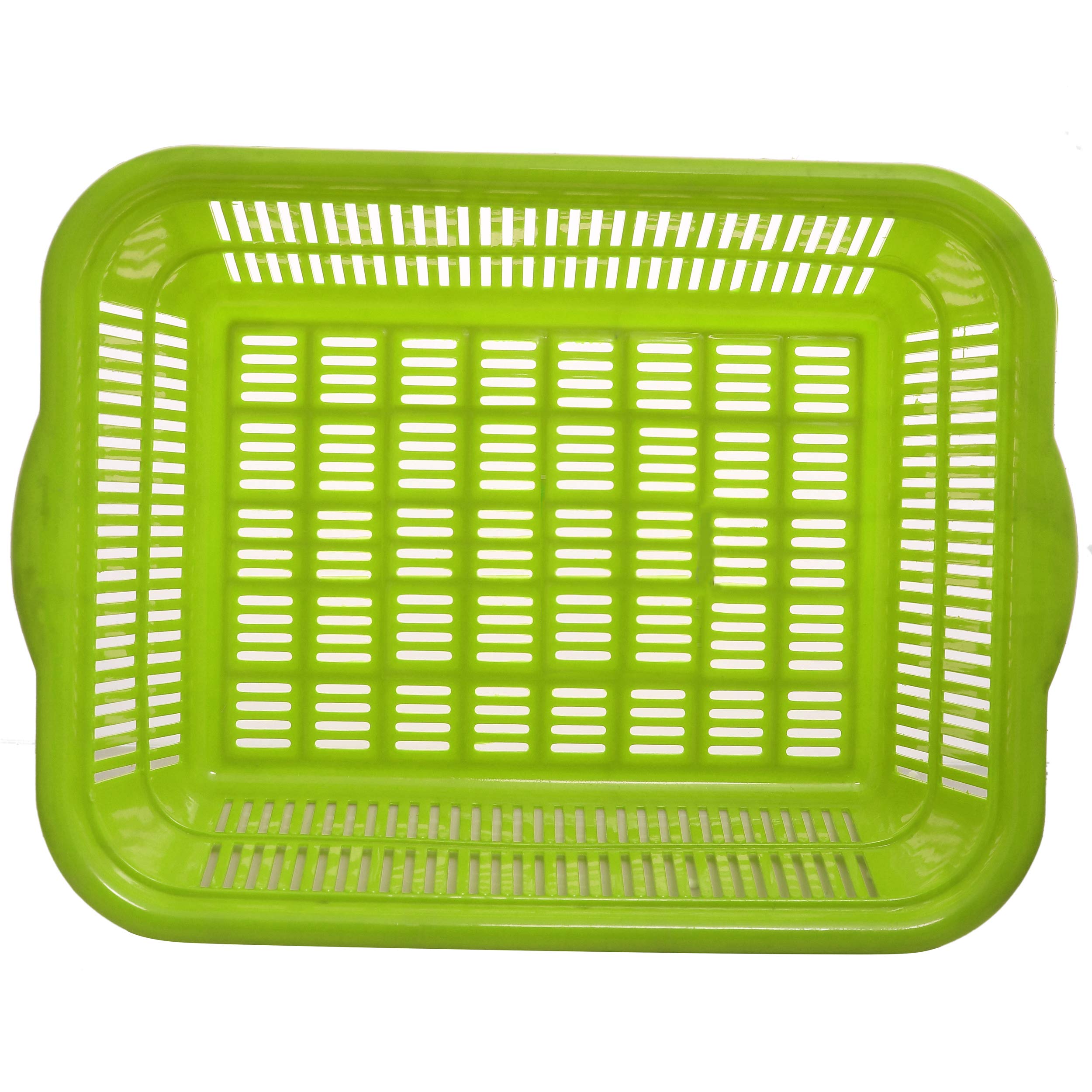 2-Piece Plastic Kitchen Dish Rack & Vegetable Fruit Washing Basket - Space-Saving Drainer, Multipurpose Organizer (Pink & Yellow) - Perfect for Small Kitchens, Countertop Storage & Produce Cleaning - HEART3628