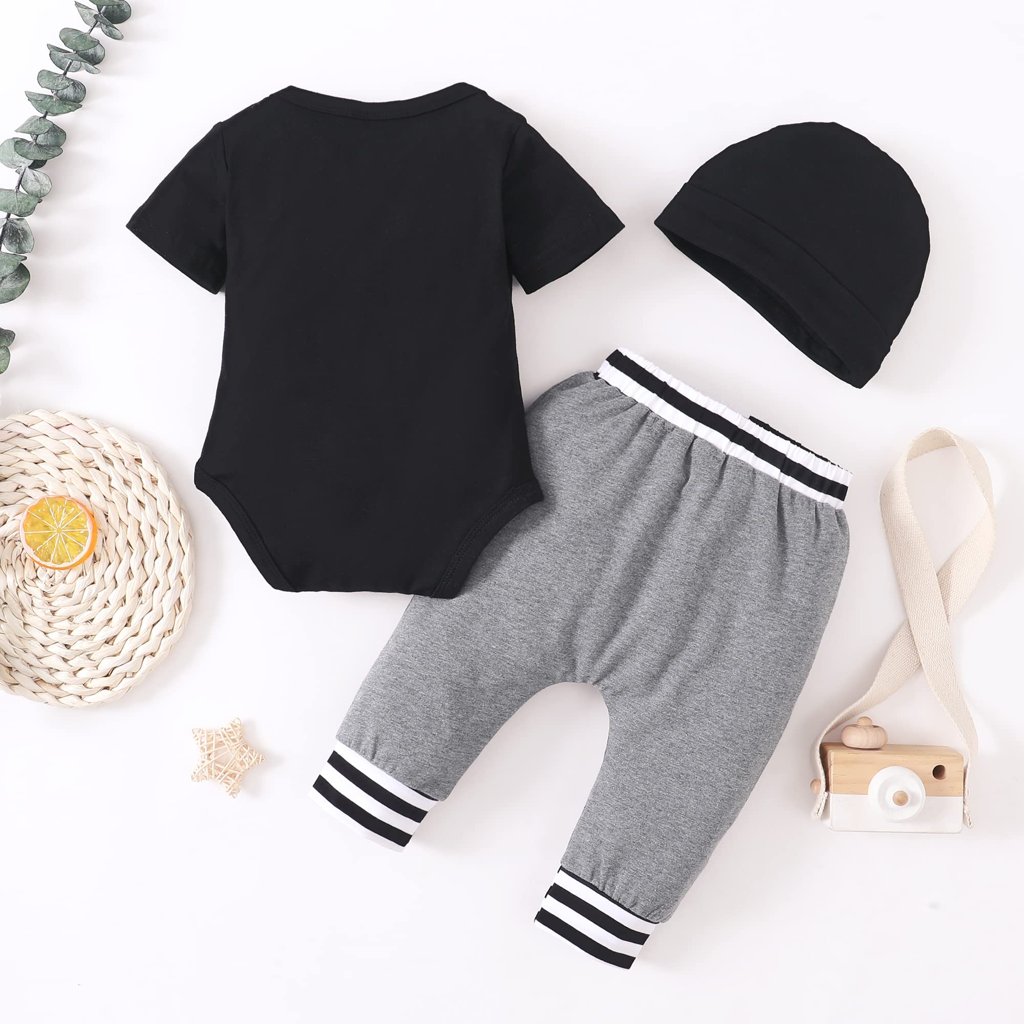 Renotemy Newborn Baby Boy Clothes Set - Soft Cotton Long Pants Outfits for Toddlers | Perfect for Daily Wear, Photo Shoots & Special Occasions