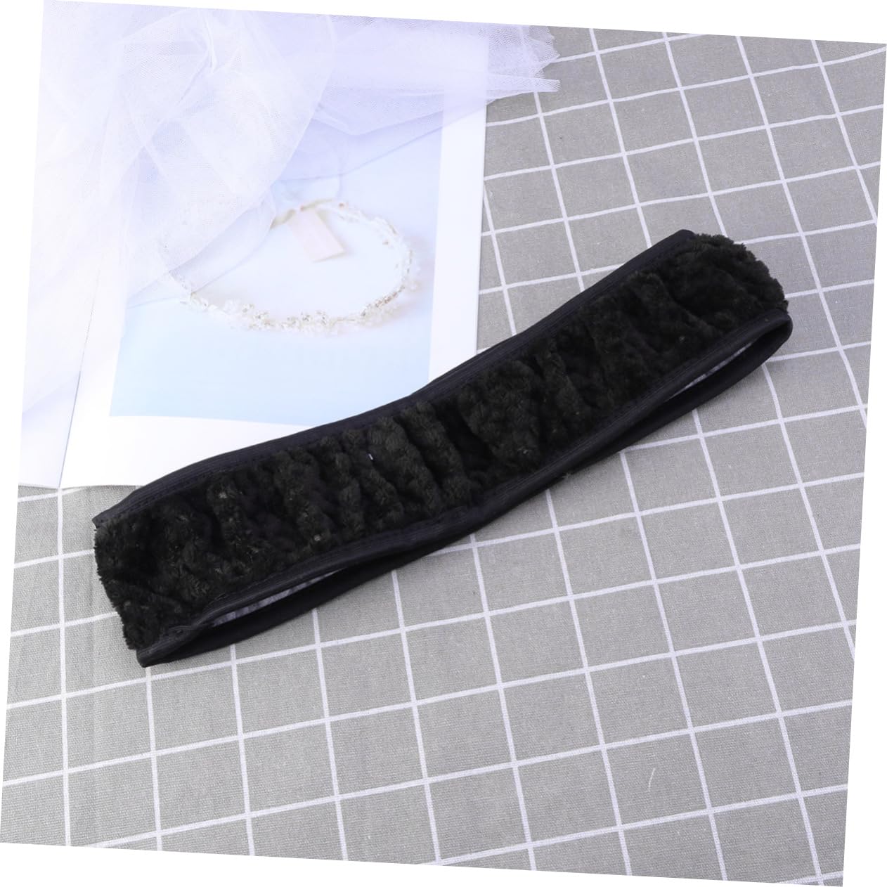 VICASKY Black Elastic Car Steering Wheel Cover 36-38cm (14-15 inches) - Stylish, Non-Slip, Easy to Install for Comfort & Safety - Perfect for Daily Commute, Road Trips & Winter Driving