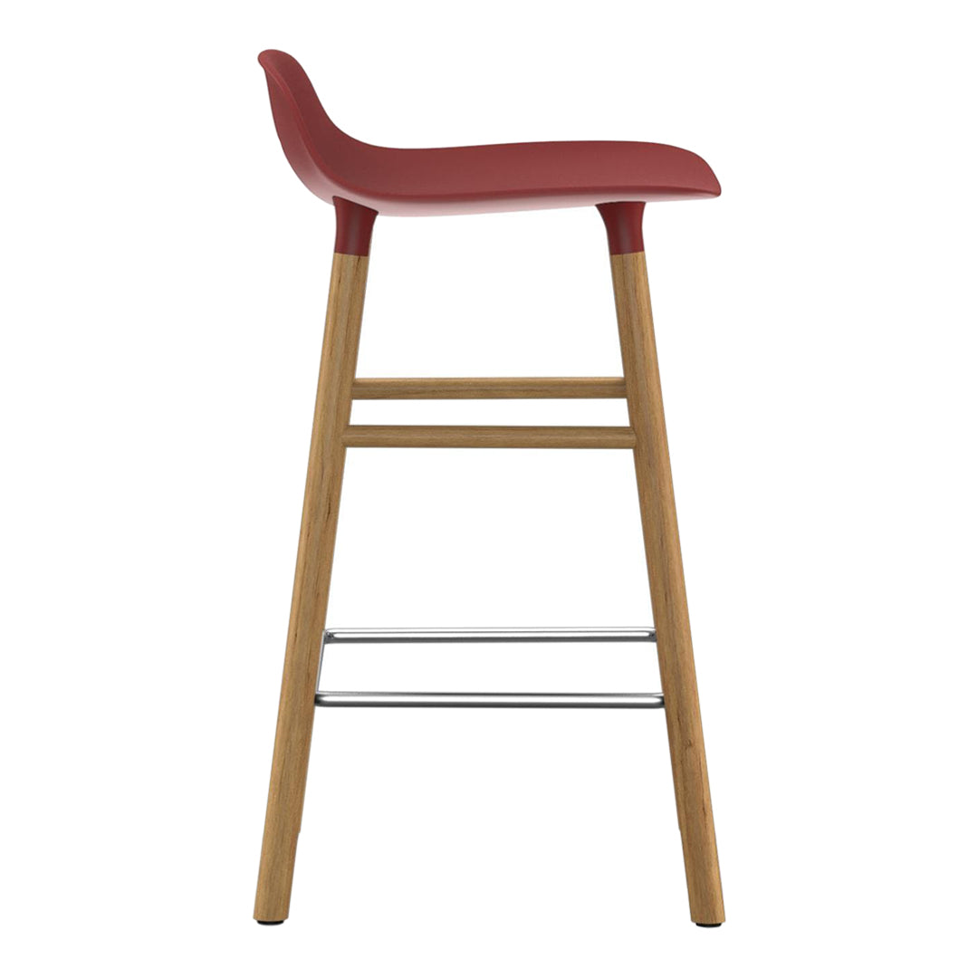 Modern Wooden Counter Stool with Sturdy Wood Legs - Perfect for Kitchen Islands, Bars, and Breakfast Nooks