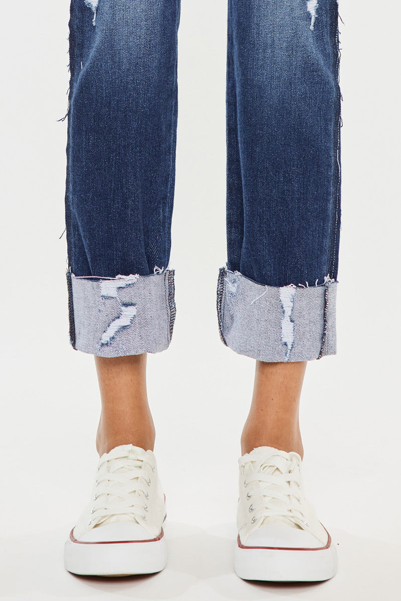 Fallon Mid Rise Slim Straight Leg Jeans for Women - Comfortable Stretch Denim Pants - Perfect for Casual Wear, Office & Everyday Outfits