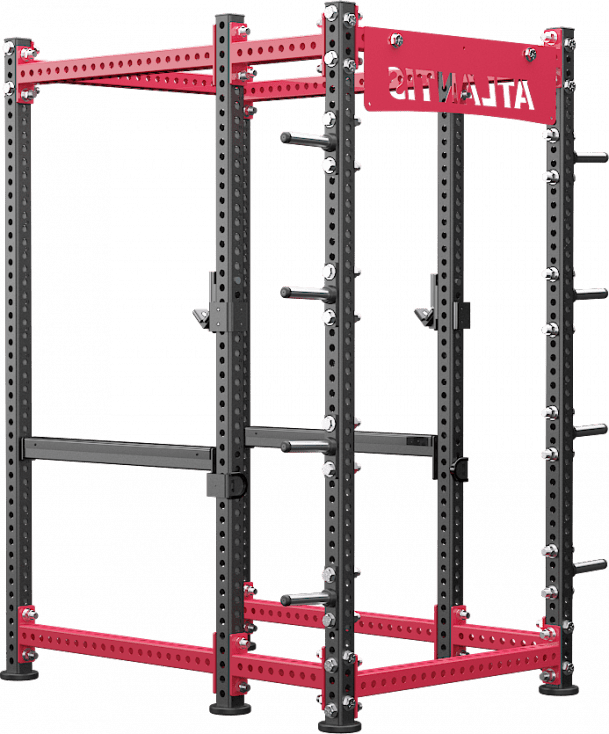 ATLANTIS Power Rack - Heavy Duty Squat Rack for Home Gym, Weightlifting & Strength Training - Perfect for CrossFit, Powerlifting & Bodybuilding Workouts