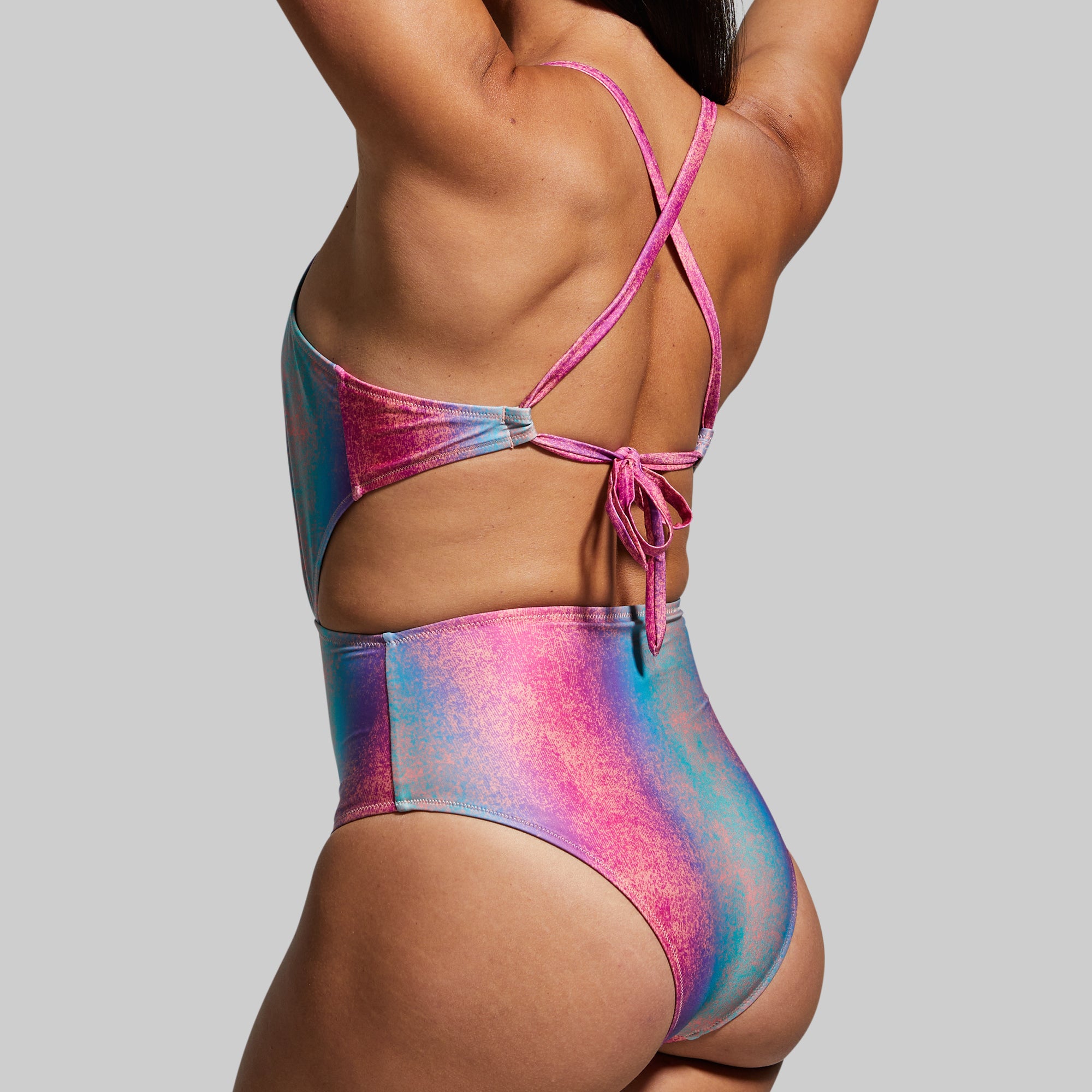 **Isle One Piece Swimsuit - Fluorescent Festival Swimsuit for Women | High-Quality Bathing Suit for Pool, Beach & Summer Vacations**