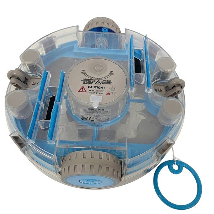 Doheny's Projet Free Rechargeable Cordless Robotic Pool Cleaner - Automatic Pool Vacuum for Inground & Above Ground Pools | Fast Cleaning | Lightweight Design | Perfect for Backyard, Vacation Homes & Commercial Pools