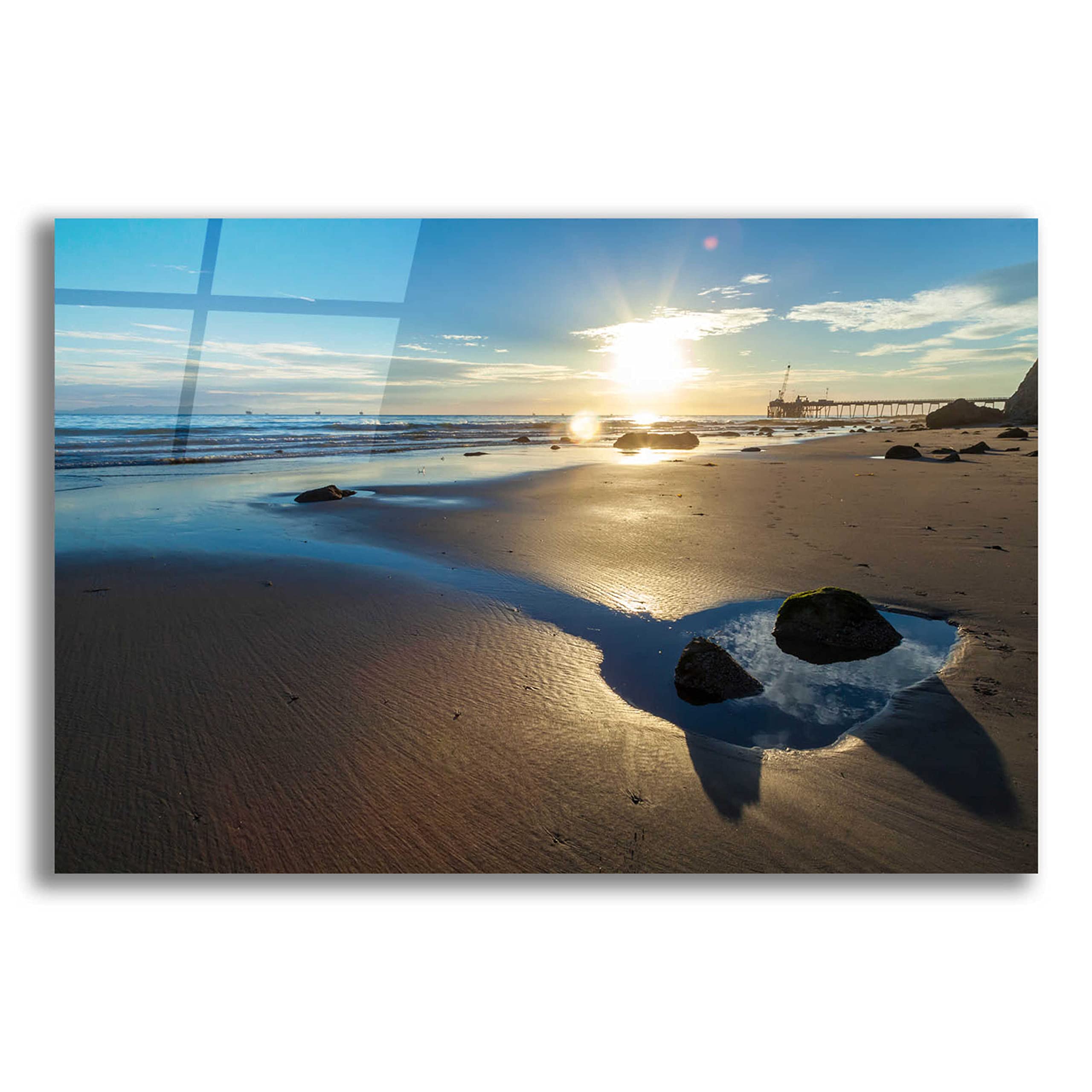 Epic Art 'Cloud Pool' by Chris Moyer - 24x16 Inch Acrylic Glass Wall Painting - Modern Home Decor for Living Room, Bedroom & Office