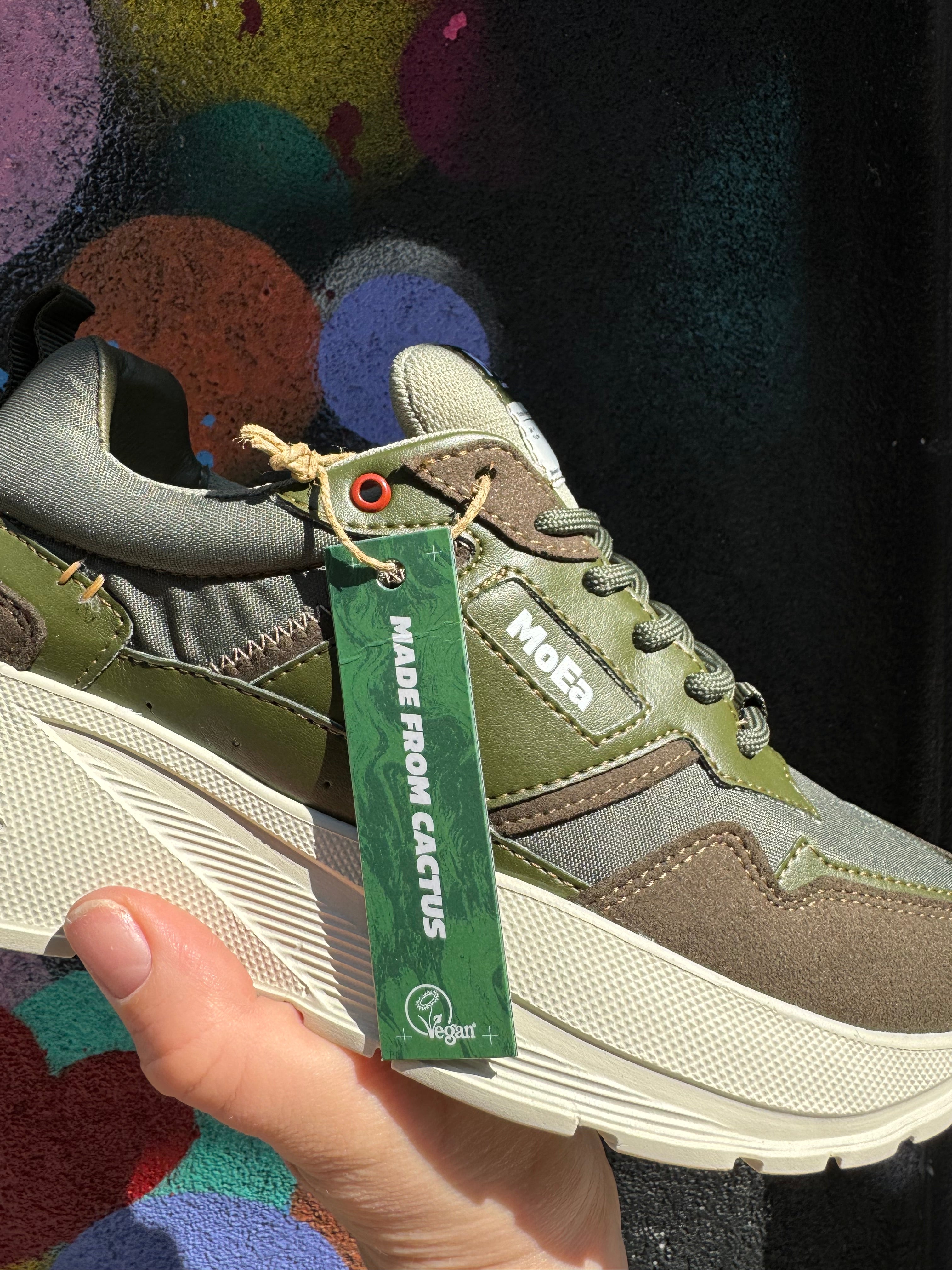 MoEa GEN5 Sneaker in Cactus Green - Lightweight Running Shoes for Men & Women | Perfect for Jogging, Gym Workouts & Casual Wear