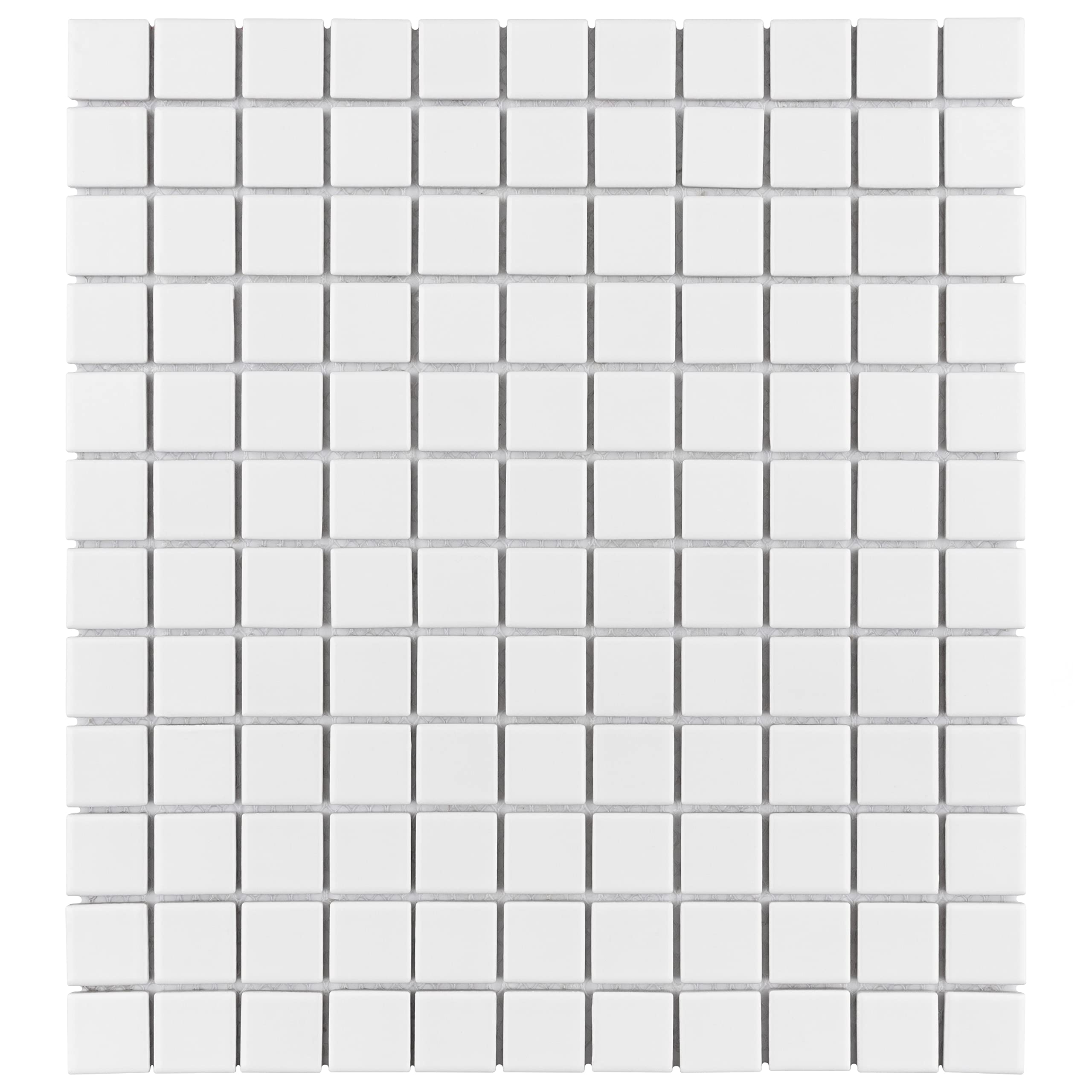 SomerTile Metro Square Matte White 11.75