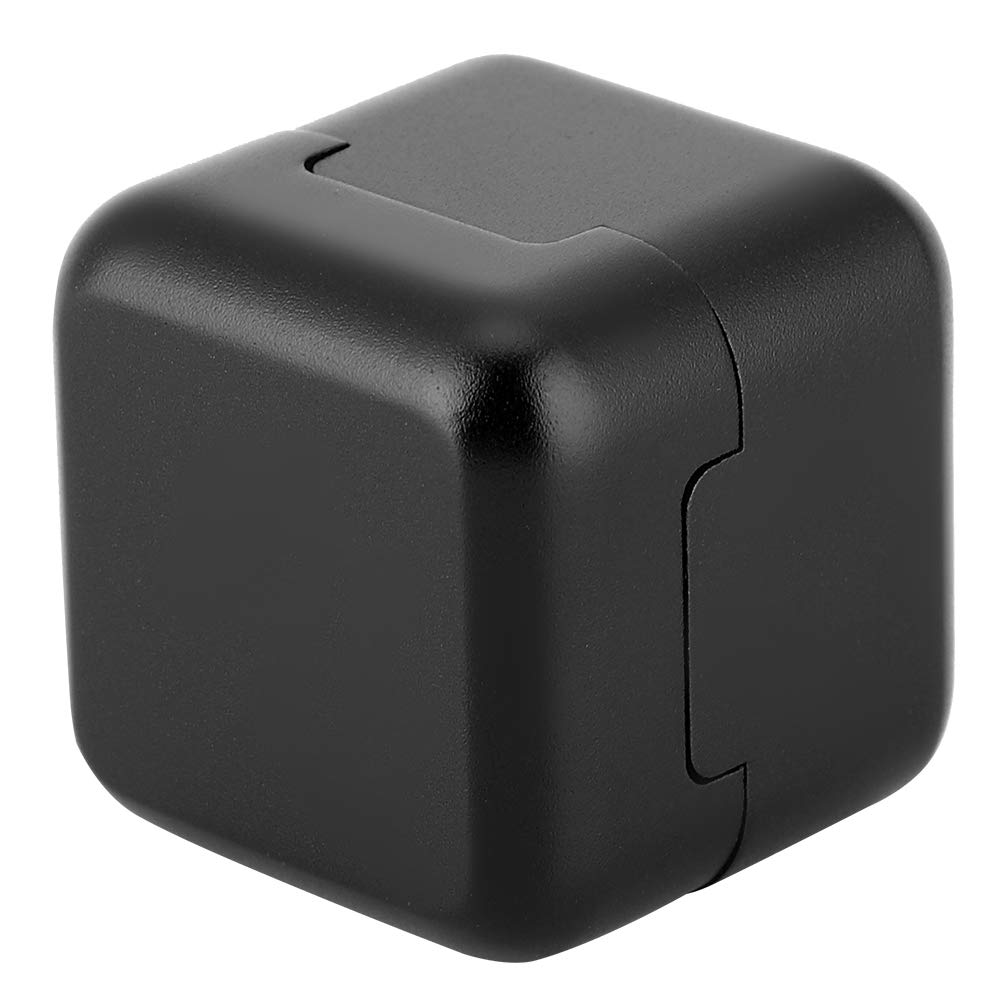 Premium Aluminum Magnetic Pool Cue Chalk Holder - Portable Mini Billiard Chalk for Snooker & Pool Players (Black) - Perfect for Bars, Game Rooms & Professional Tournaments