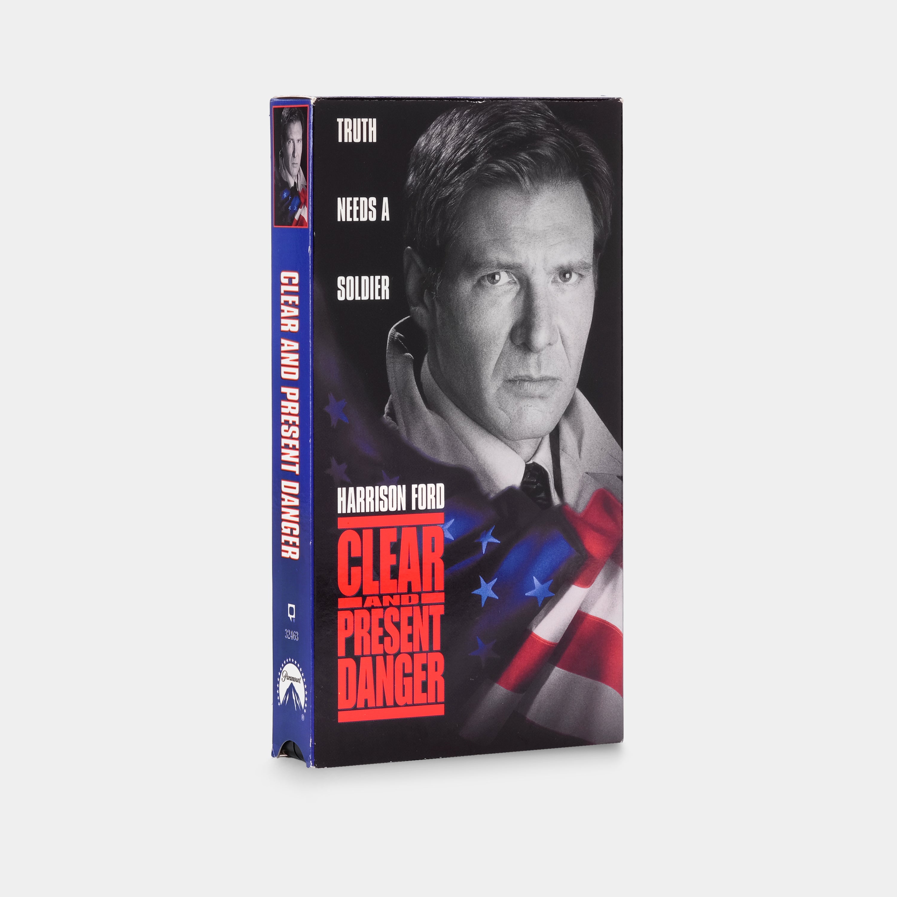 Clear and Present Danger VHS Tape - Classic Action Thriller Movie - Perfect for Movie Collectors & 90s Nostalgia Fans - Great for Home Theater Nights & Retro Film Screenings