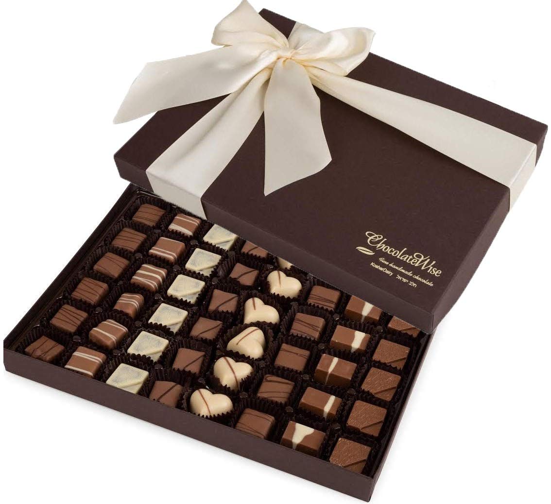 Premium Chocolate Gift Box - ChocolateWise Assorted Gourmet Truffles (48 Count) | Luxury Holiday Gifts, Corporate Presents & Birthday Treats