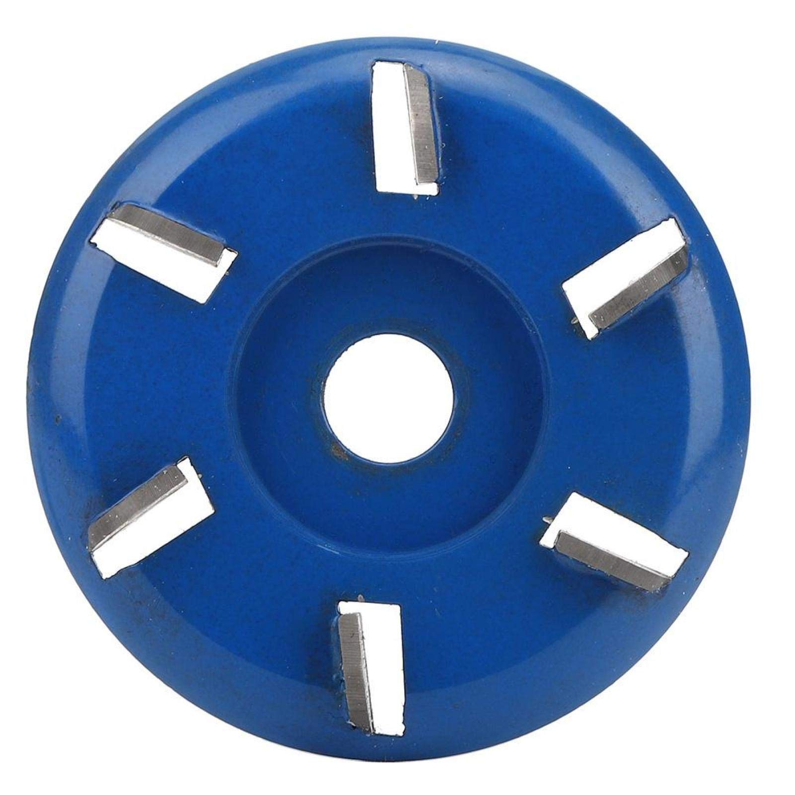 High-Performance Wood Carving Blade - 6 Teeth Blue Arc Angle Grinder Blade for Carpentry, Coffee Table & Root Carving | Durable High Hardness Shovel | Perfect for DIY Woodworking, Furniture Making & Artistic Carving Projects
