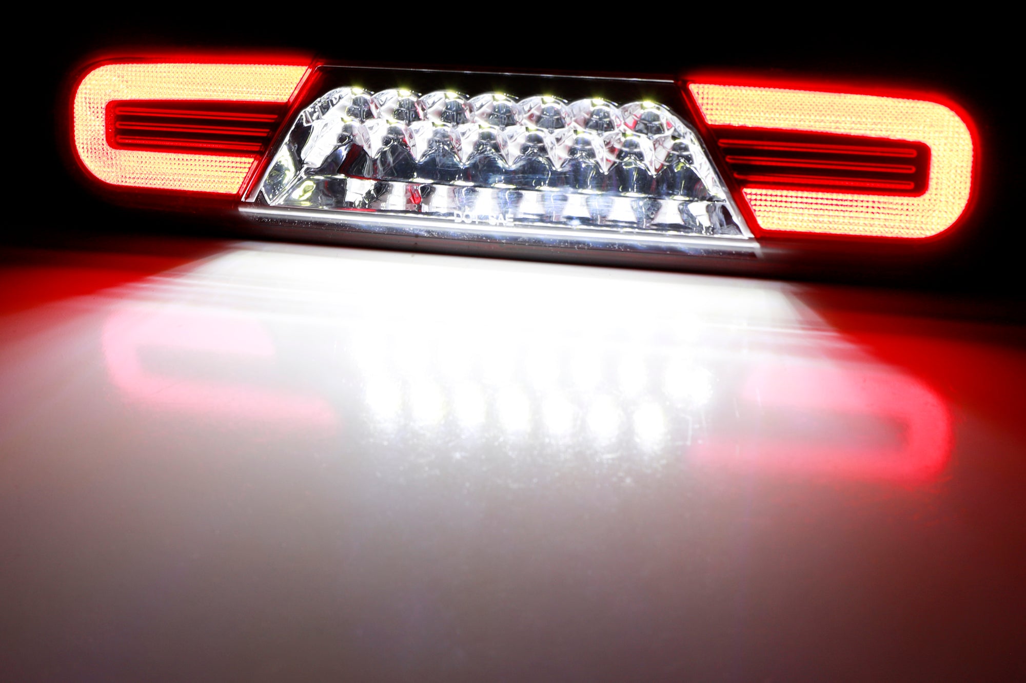 Dark Red Lens C Ring LED High Mount Third Brake Light for 1999-2006 Chevy Silverado & GMC Sierra Trucks - Enhanced Safety & Style for Night Driving & Off-Road Adventures